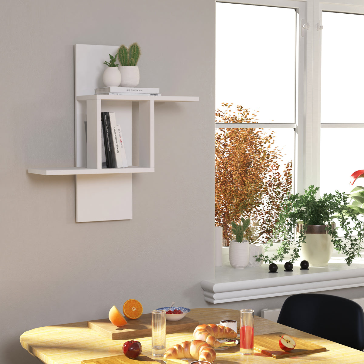 Mill Modern Floating Shelf 70cm Tall - Decortie