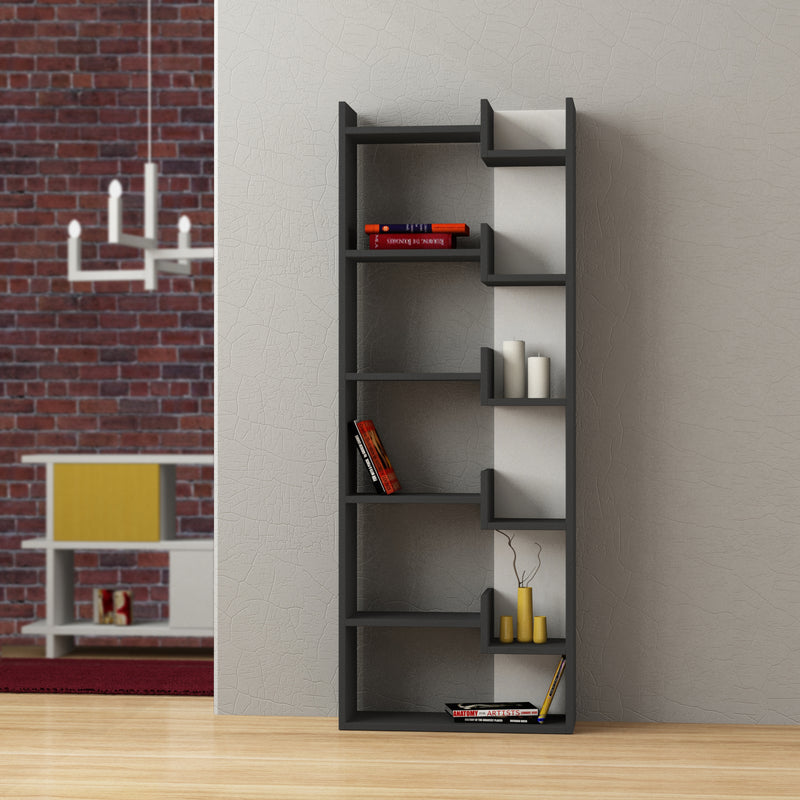 Oppa Modern Bookcase Display Unit Tall 162.4cm - Decortie