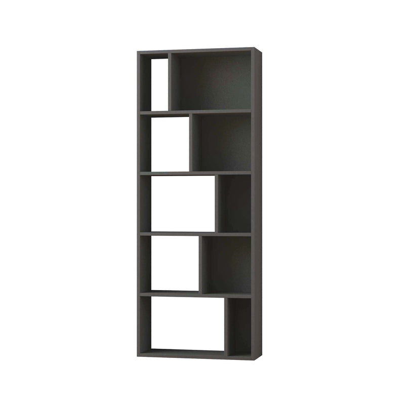 Onda Modern Bookcase Display Unit Tall 166cm - Decortie