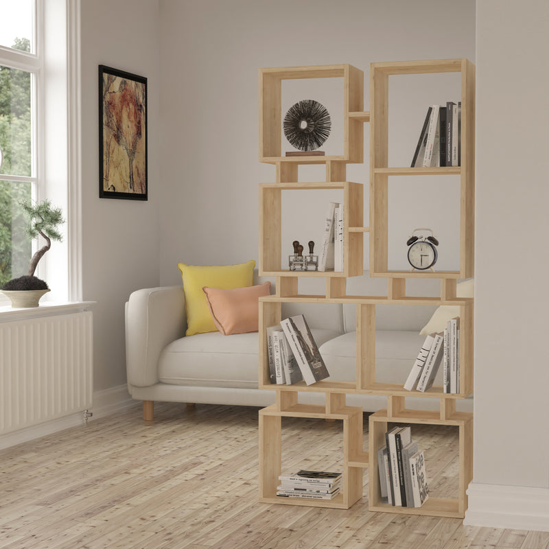 Rail Modern Bookcase Display Unit No.1 Tall 166.5cm - Decortie