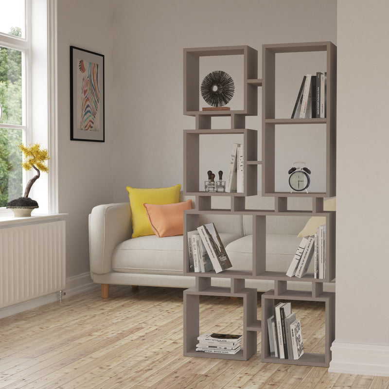Rail Modern Bookcase Display Unit No.1 Tall 166.5cm - Decortie