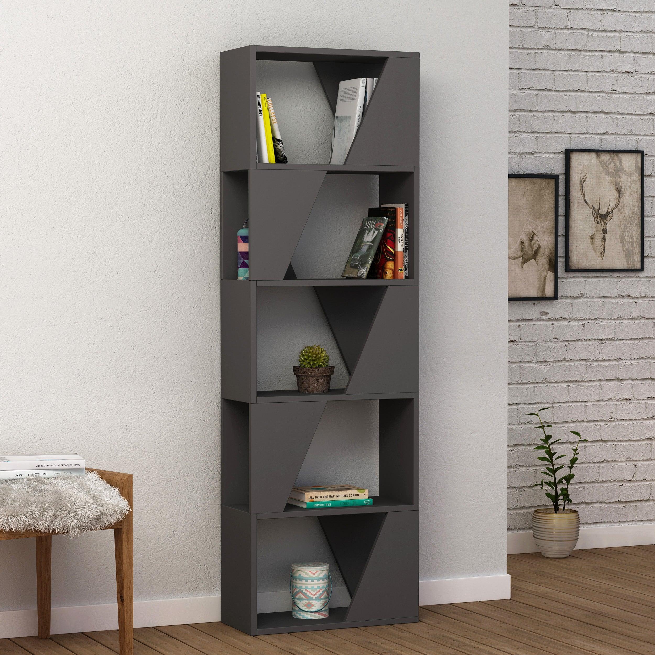 Frame Modern Bookcase Display Unit Tall 168cm - Decortie