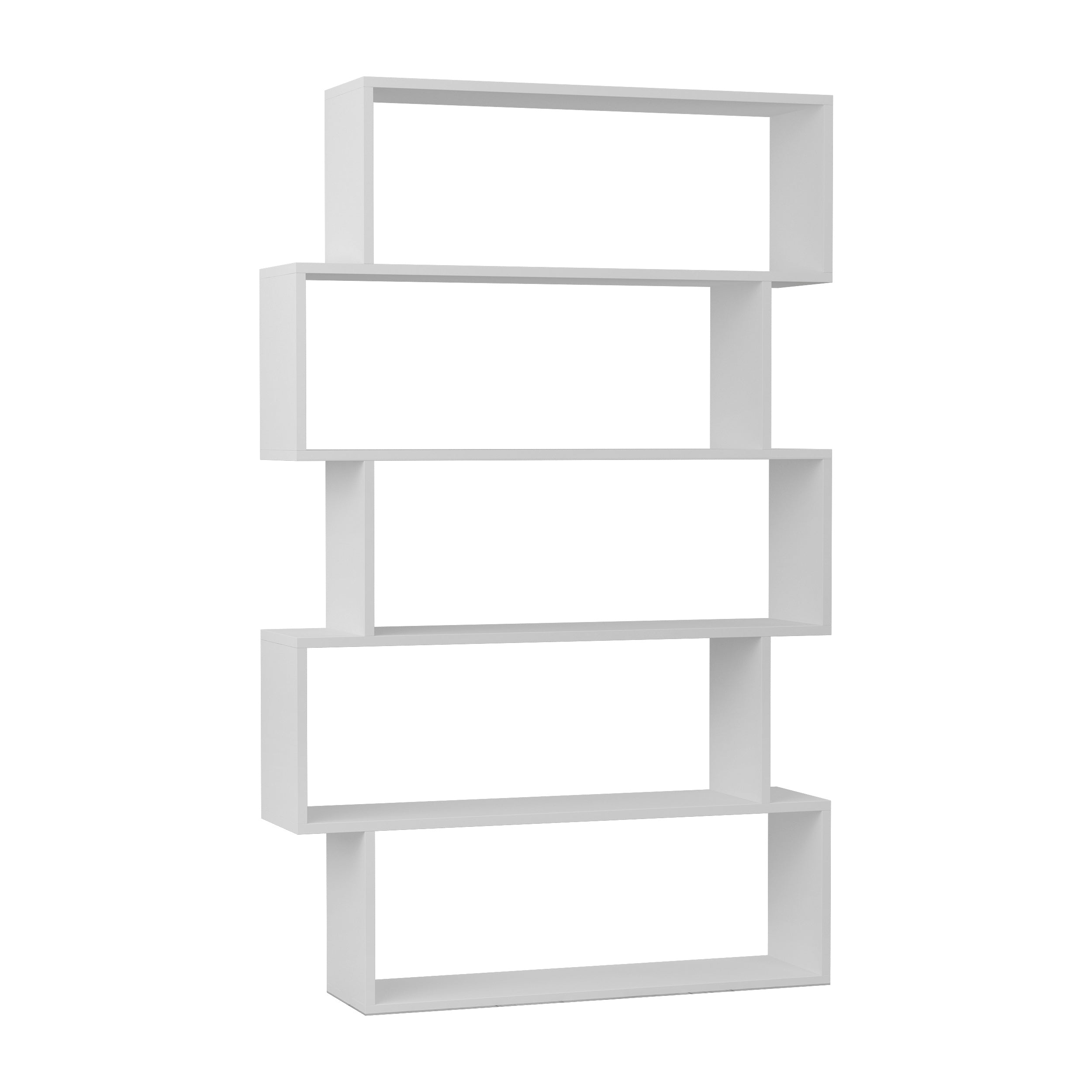 Kat Modern Bookcase Display Unit Tall 158cm - Decortie