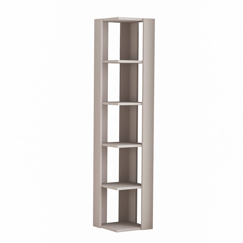 Nati Corner Bookcase 161cm – white background – Decortie