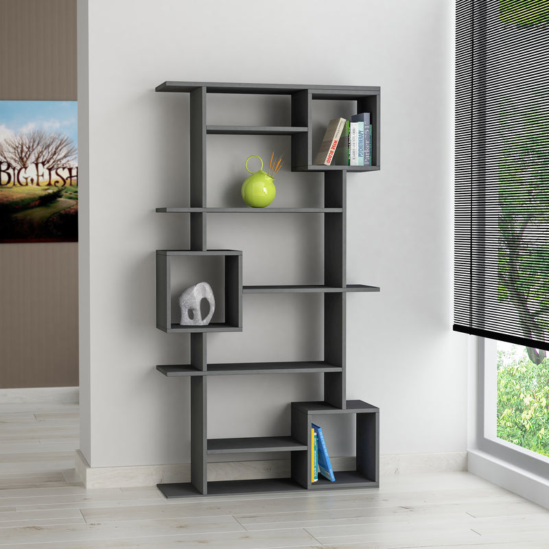 Soto Modern Bookcase Display Unit Tall 173cm - Decortie