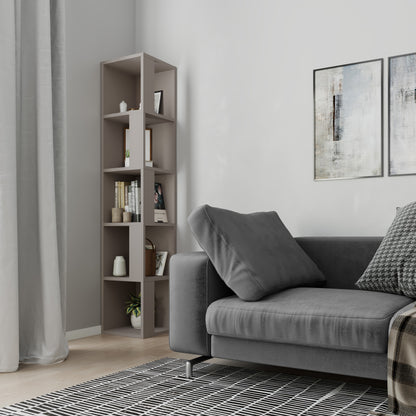 Piano Modern Corner Bookcase Display Unit Tall 158.9cm