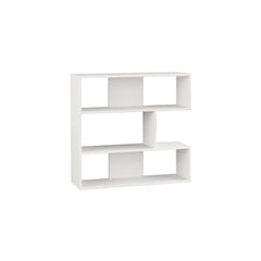 Molly Modern Bookcase Display Unit No.1 Short 89cm – White