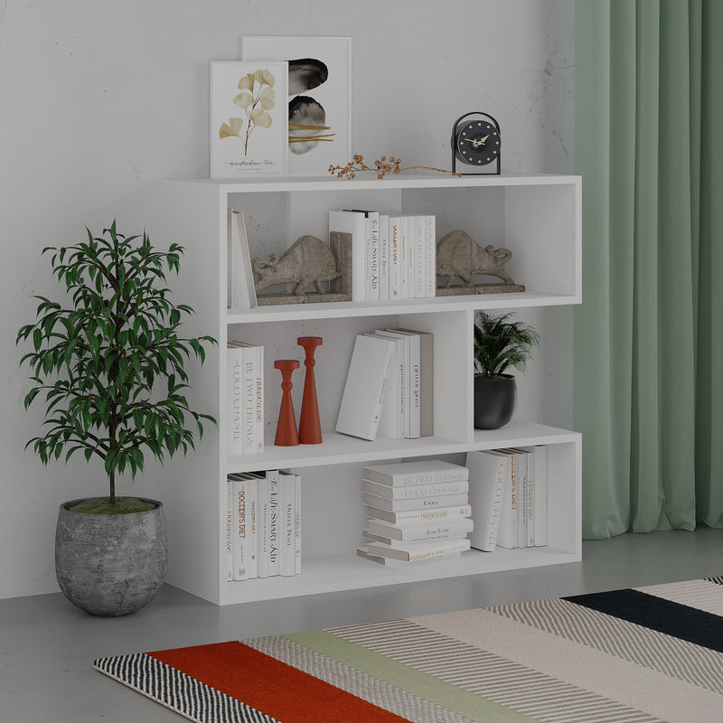 Molly Modern Bookcase Display Unit No.1 Short 89cm - Decortie