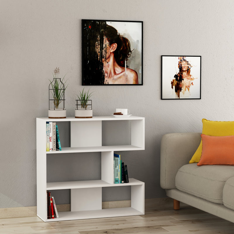 Molly Modern Bookcase Display Unit No.1 Short 89cm - Decortie