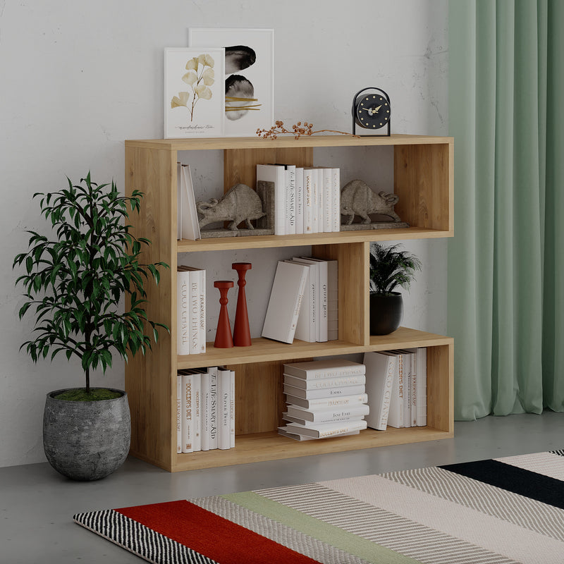 Molly Modern Bookcase Display Unit No.1 Short 89cm - Decortie