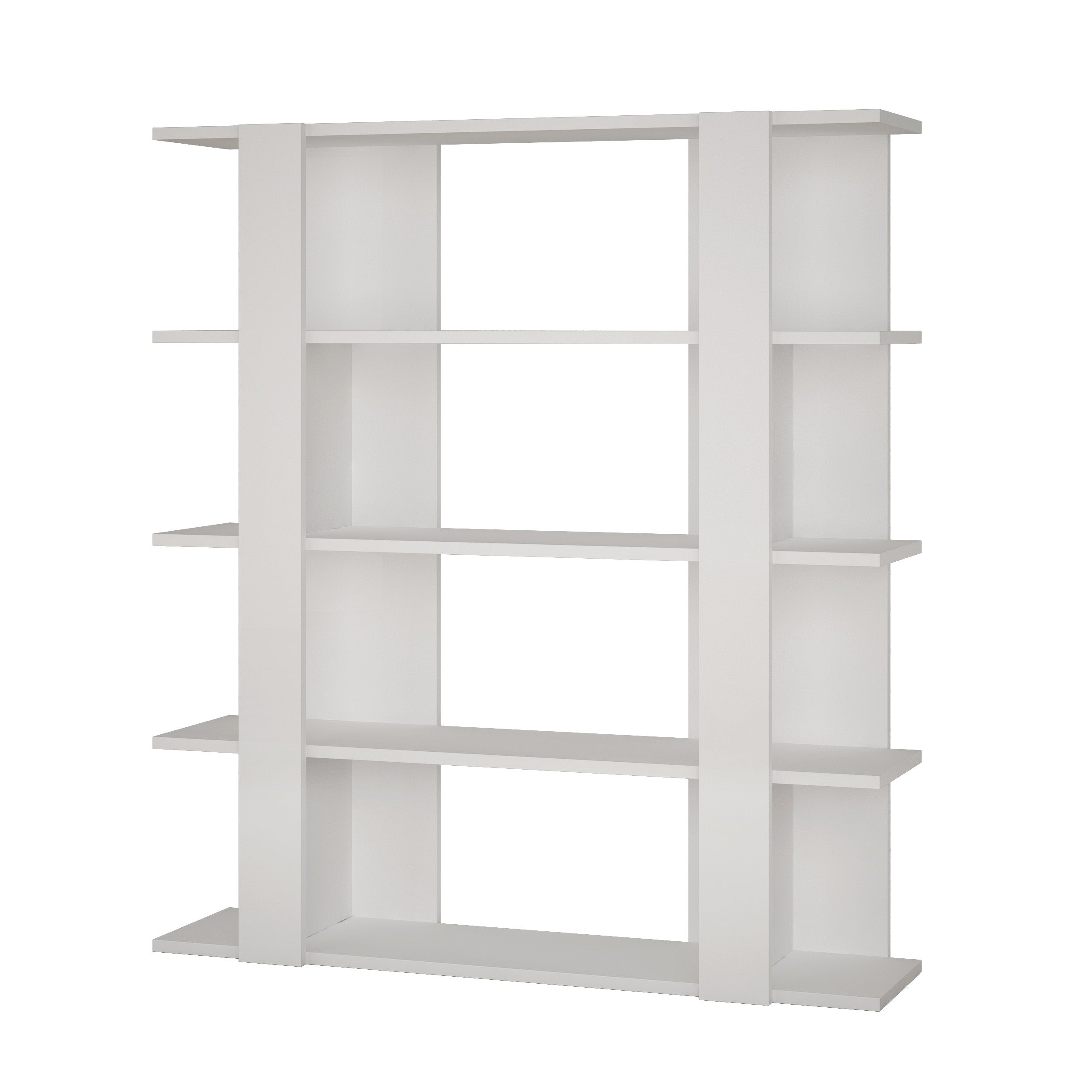 Tita Modern Bookcase Display Unit Medium 122cm - Decortie