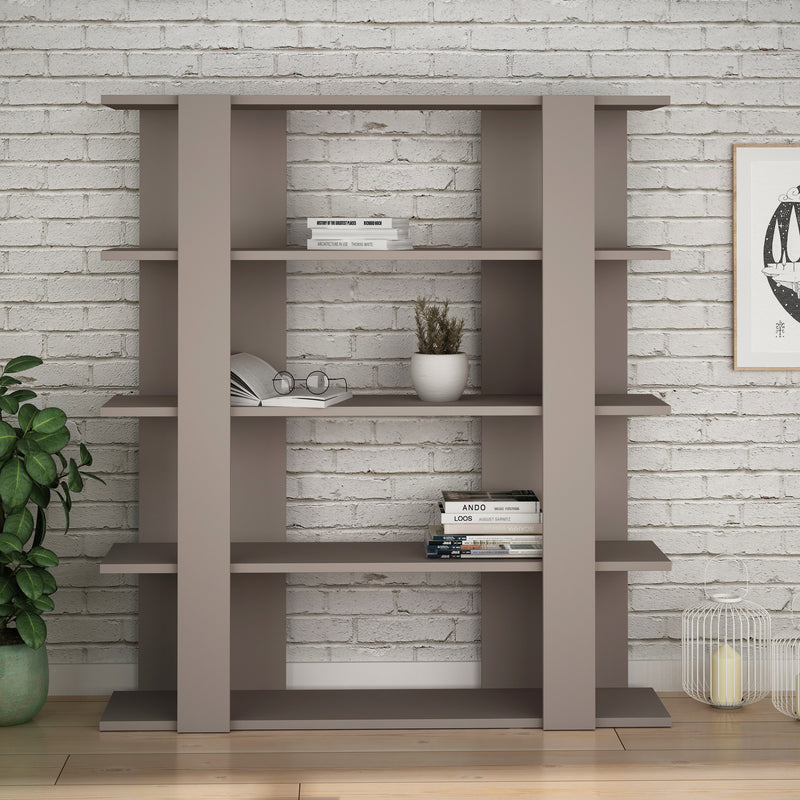 Tita Modern Bookcase Display Unit Medium 122cm - Decortie