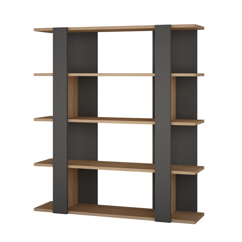 Tita Modern Bookcase Display Unit Medium 122cm - Decortie