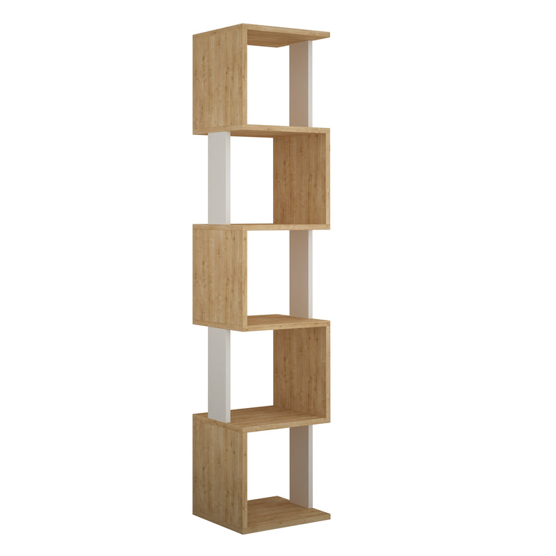 Piri Modern Bookcase Display Unit Tall 161cm - Decortie