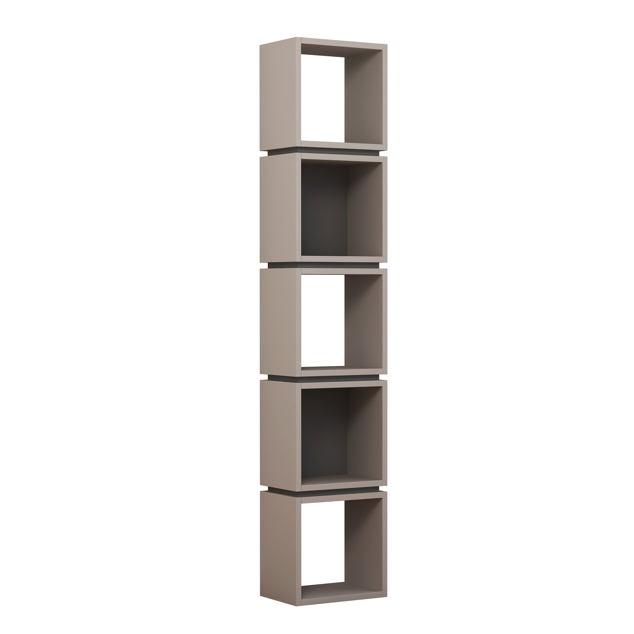 Multi Modern Bookcase Display Unit Tall 167cm - Decortie