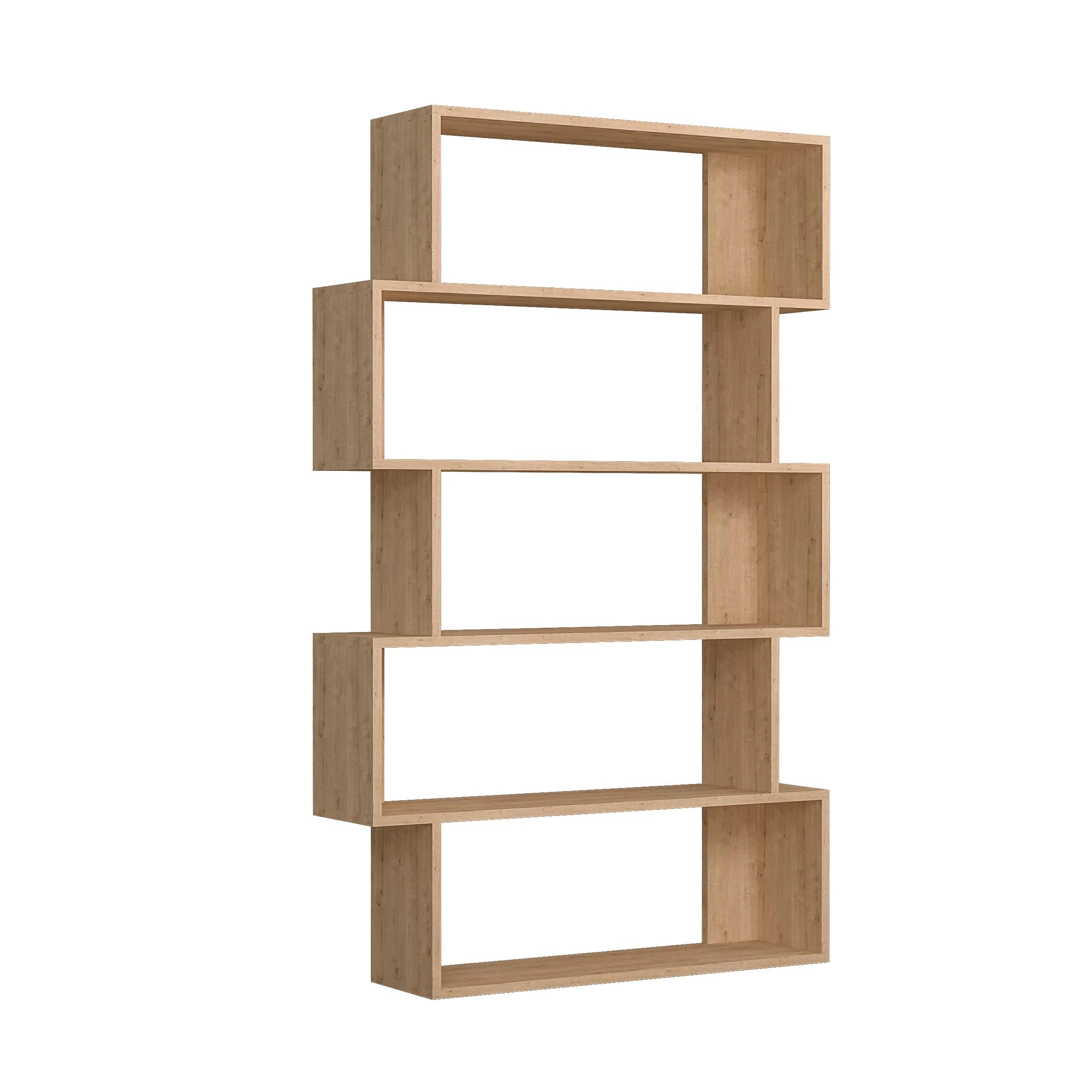 Oxford Modern Bookcase Display Unit Tall 159cm