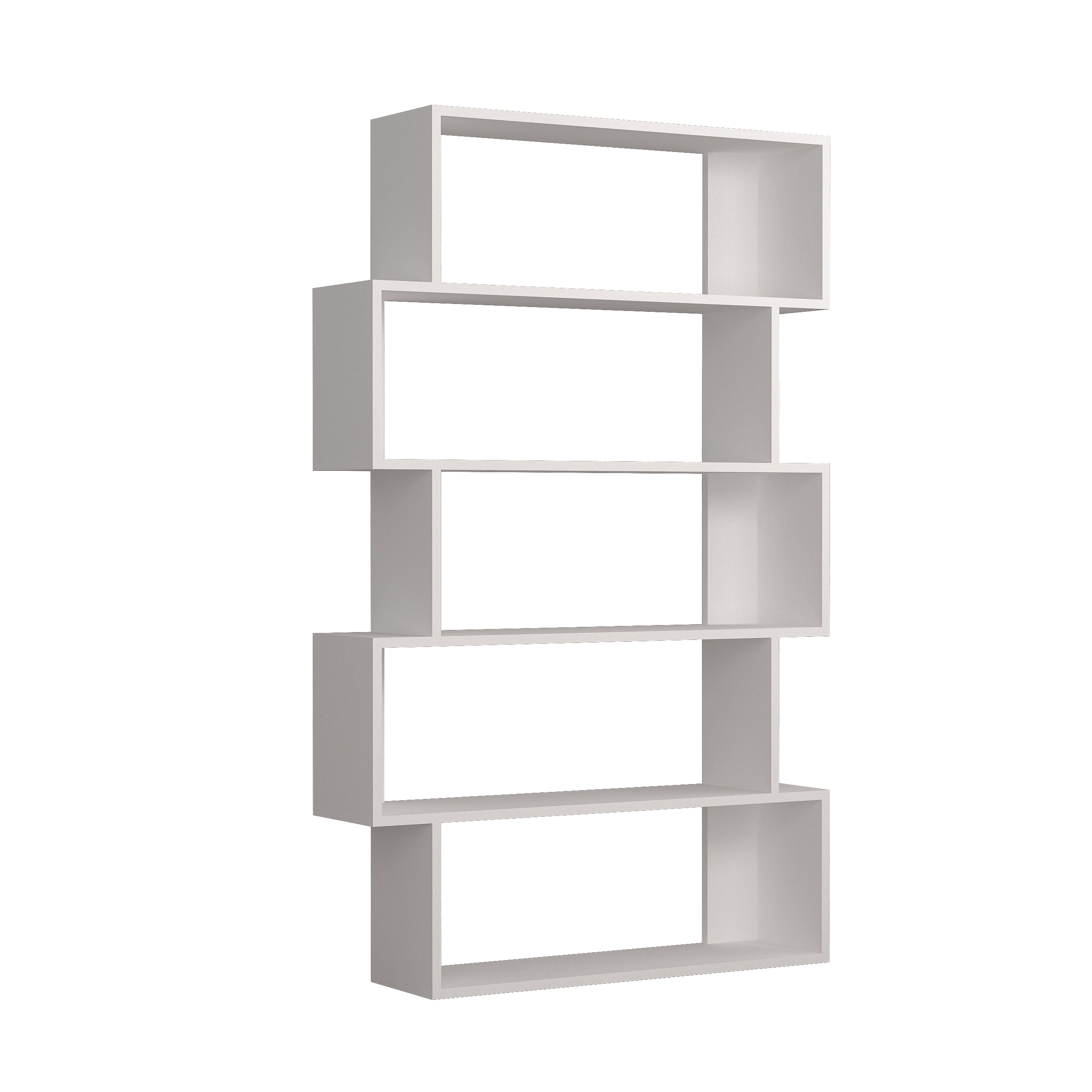 Oxford Modern Bookcase Display Unit Tall 159cm - Decortie