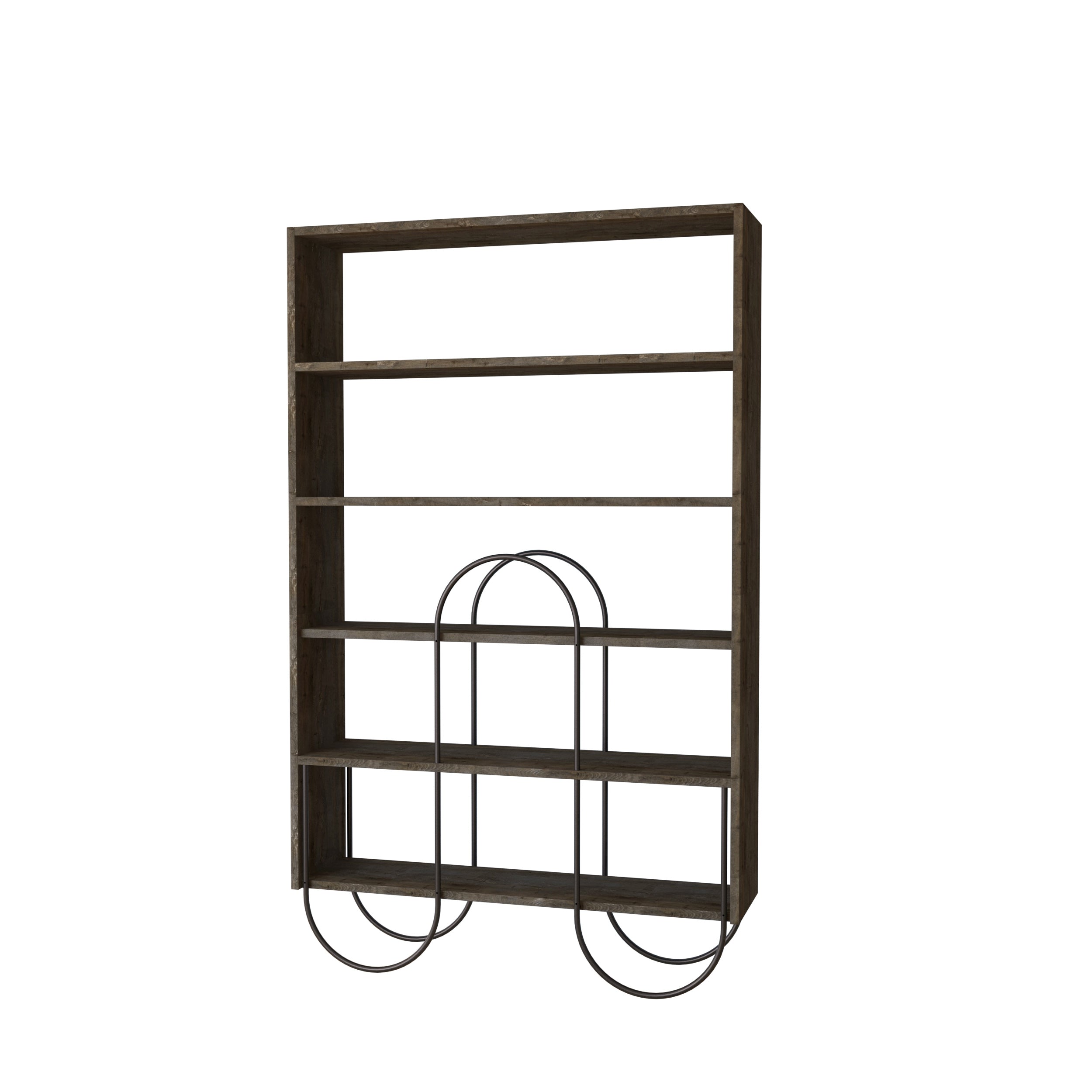 Norfolk Modern Bookcase Display Unit Tall 160cm - Decortie