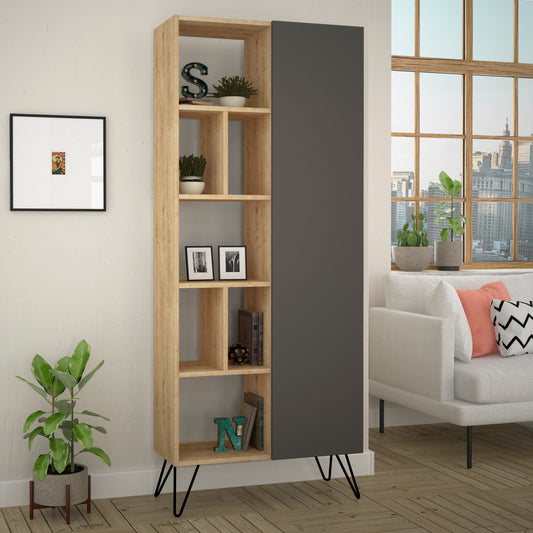 Jedda Modern Bookcase Display Unit Tall 191cm