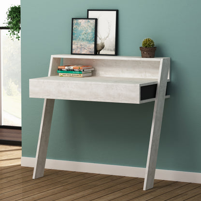 Cowork Modern Desk Wall Mounted With Drawer Width 94cm