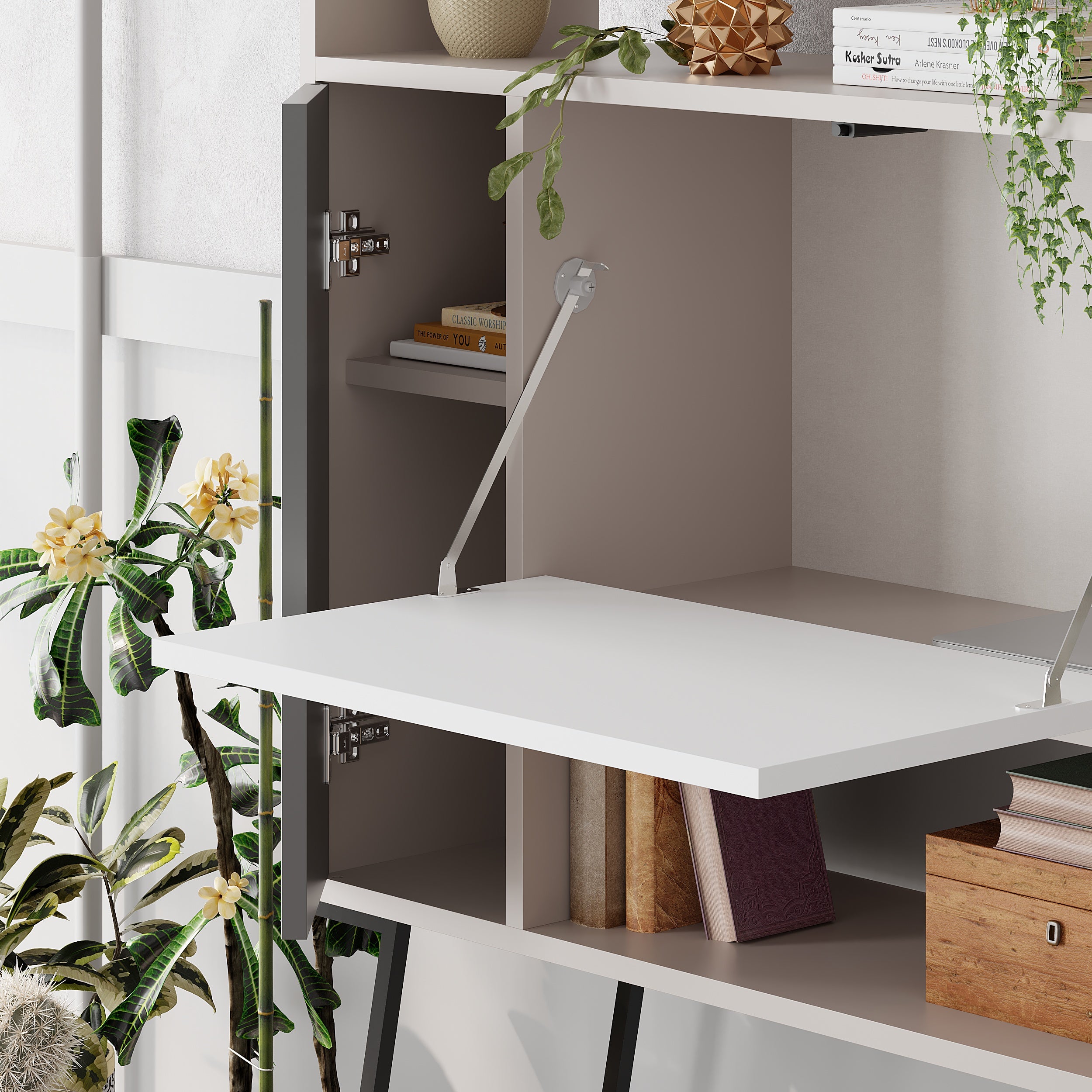 Tatti Modern Desk Multipurpose With Storage