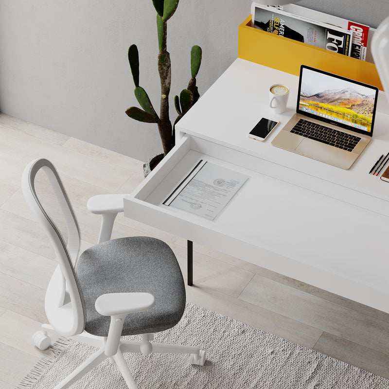 Leila Modern Desk Multipurpose Study Modern Desk Width 110cm - Decortie
