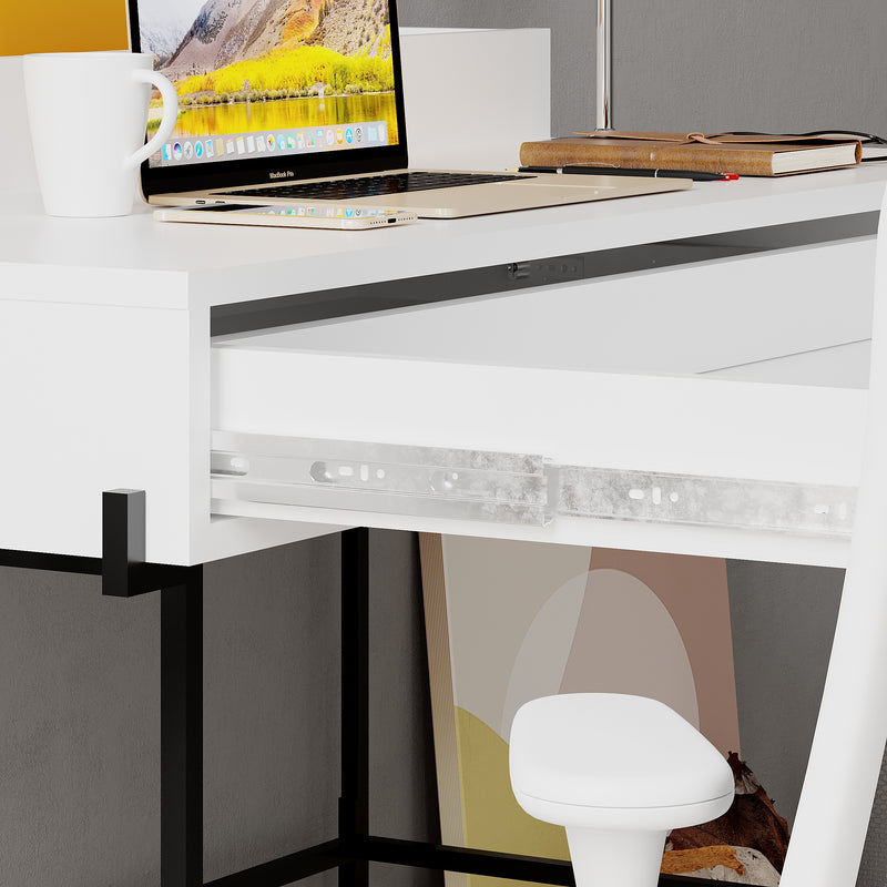 Leila Modern Desk Multipurpose Study Modern Desk Width 110cm - Decortie