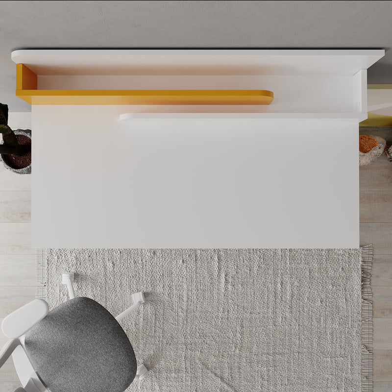 Leila Modern Desk Multipurpose Study Modern Desk Width 110cm - Decortie