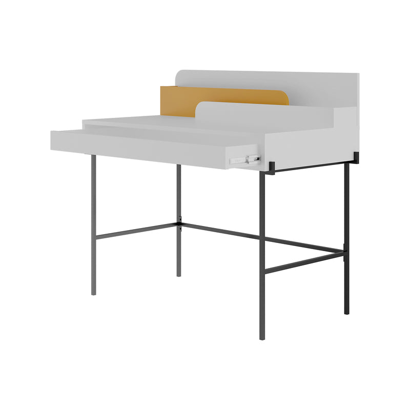 Leila Modern Desk Multipurpose Study Modern Desk Width 110cm - Decortie