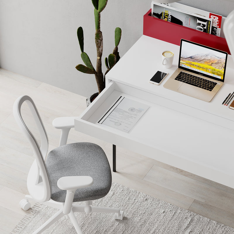Leila Modern Desk Multipurpose Study Modern Desk Width 110cm - Decortie