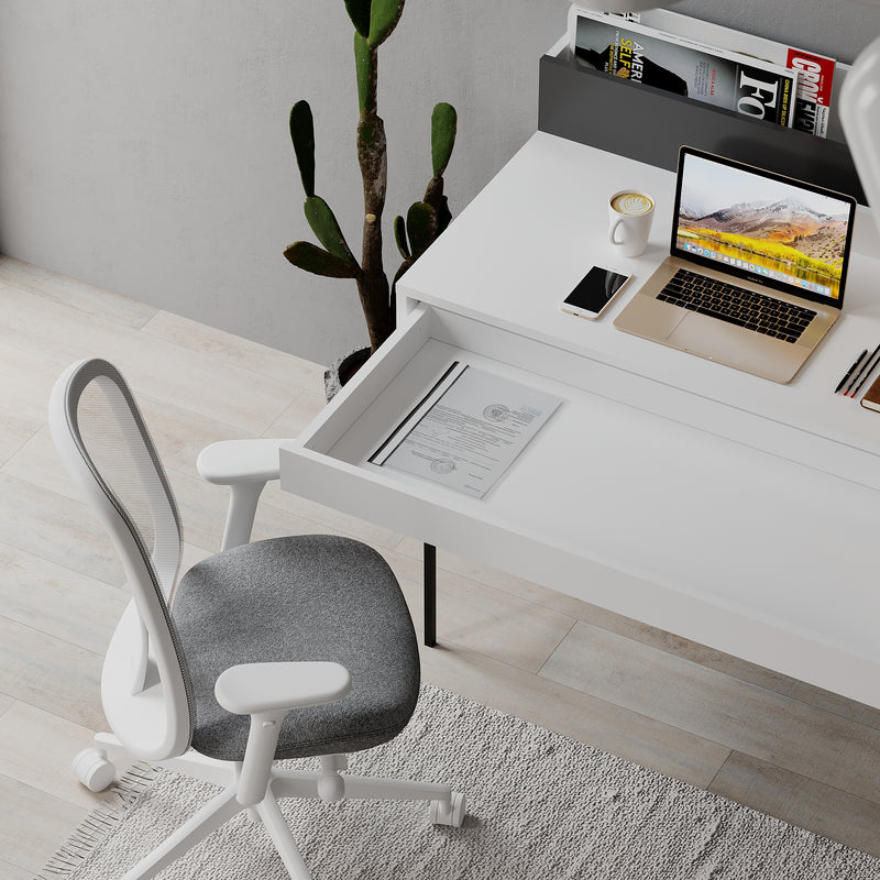 Leila Modern Desk Multipurpose Study Modern Desk Width 110cm - Decortie