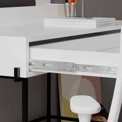Leila Modern Desk Multipurpose Study Modern Desk Width 110cm