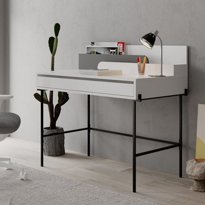 Leila Modern Desk Multipurpose Study Modern Desk Width 110cm