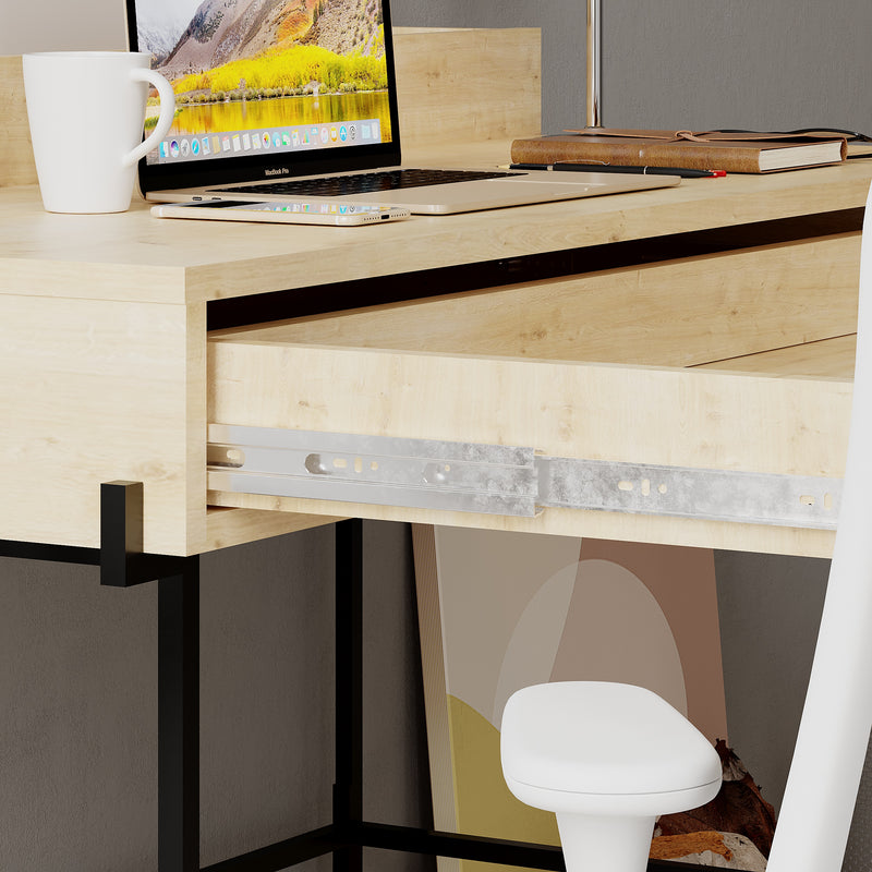 Leila Modern Desk Multipurpose Study Modern Desk Width 110cm - Decortie