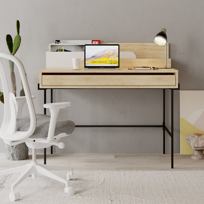 Leila Modern Desk Multipurpose Study Modern Desk Width 110cm - Decortie