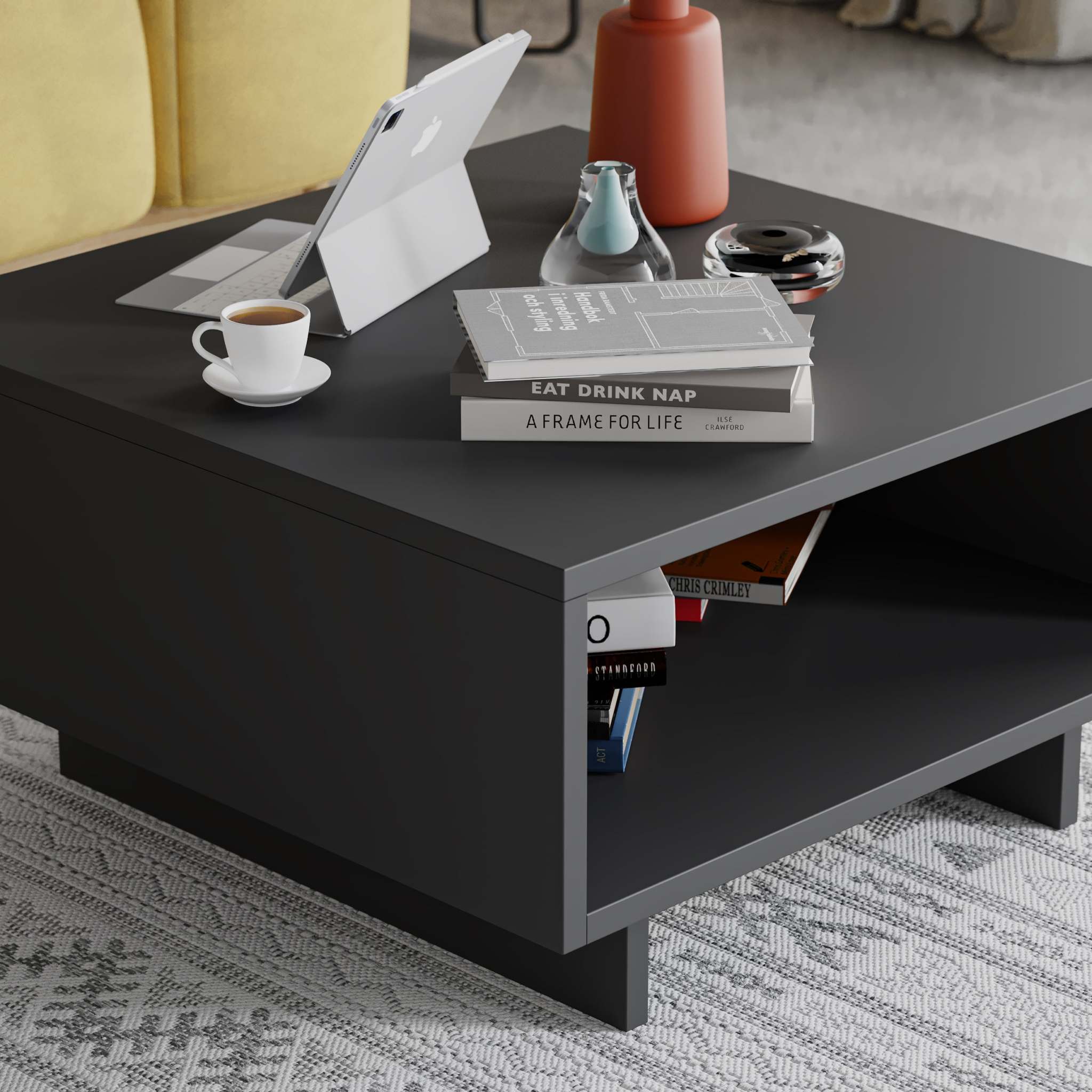 Hola Modern Coffee Table Multipurpose H 32cm - Decortie