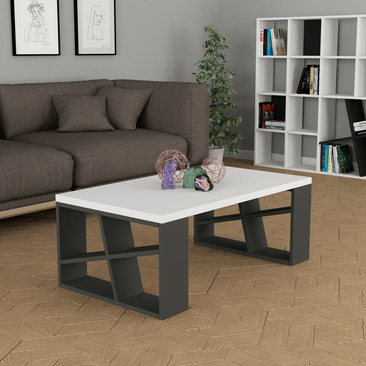 Honey Modern Coffee Table Multipurpose H 40cm - Decortie