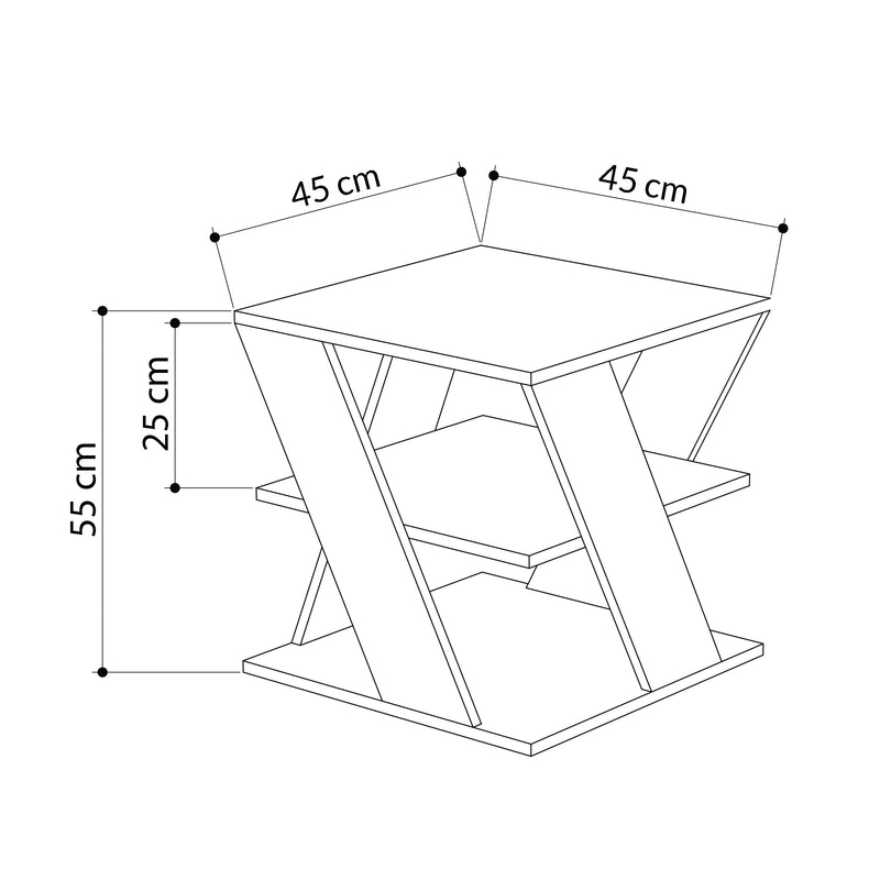Cyclo Modern Coffee Table Multipurpose H 55cm - Decortie