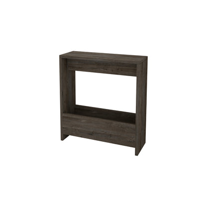 Simpi Modern Side End Table Mocha Grey Multipurpose With Creativeness H 60cm 2 Tier