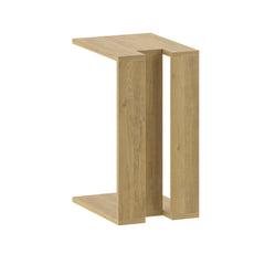 Muju Modern C Shape Table Multipurpose H 57cm – Oak