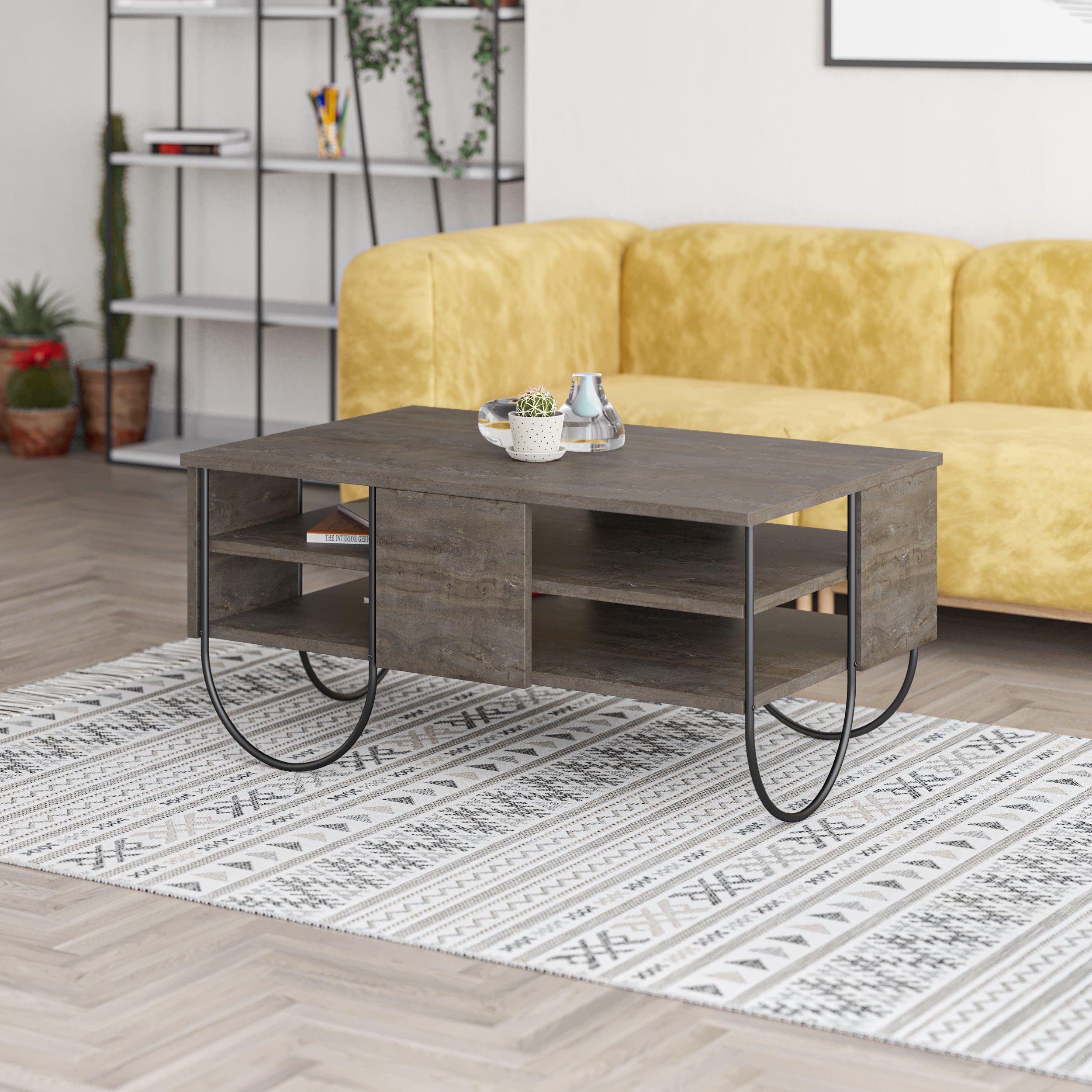 Norfolk Modern Coffee Table Multipurpose H 43.6cm - Decortie