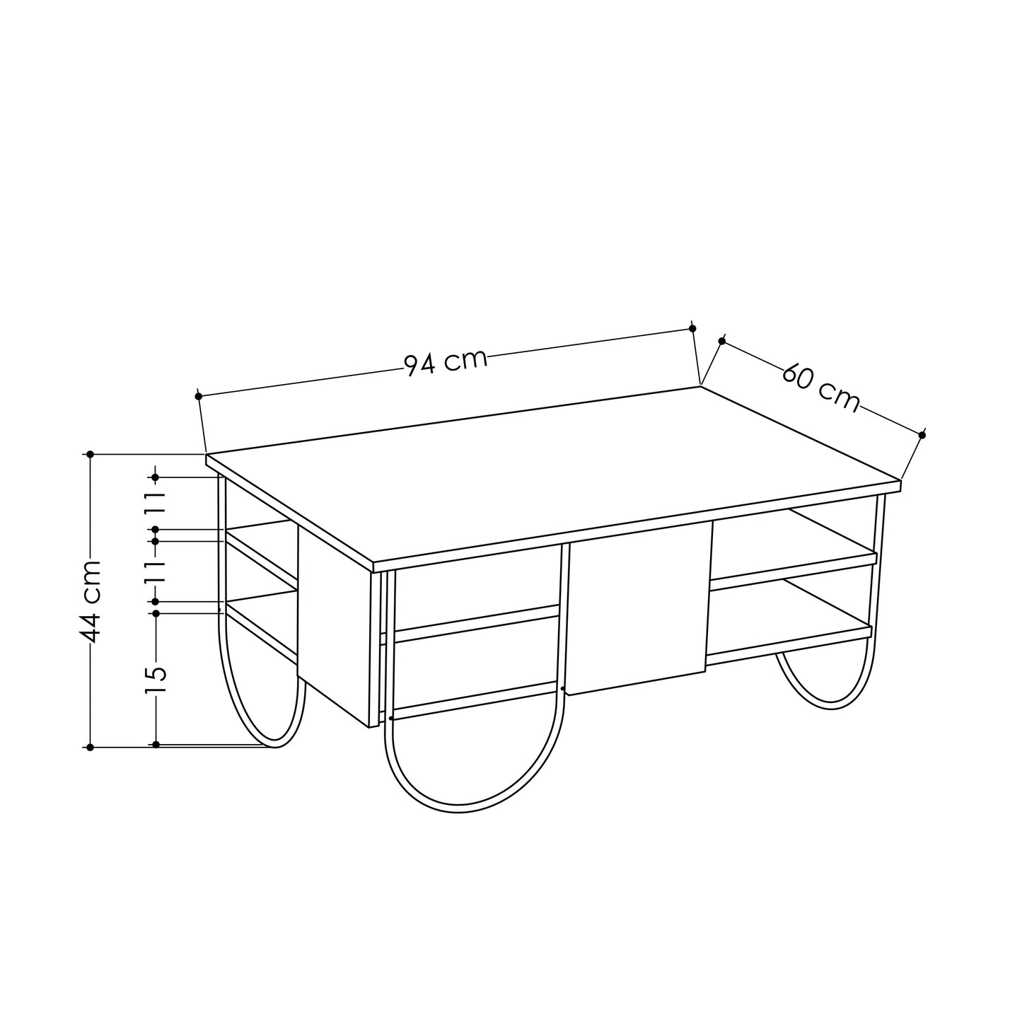 NORFOLK COFFEE TABLE