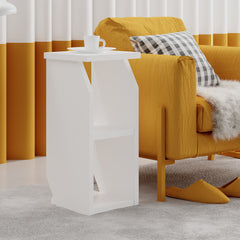 Tena Modern Side Table – White