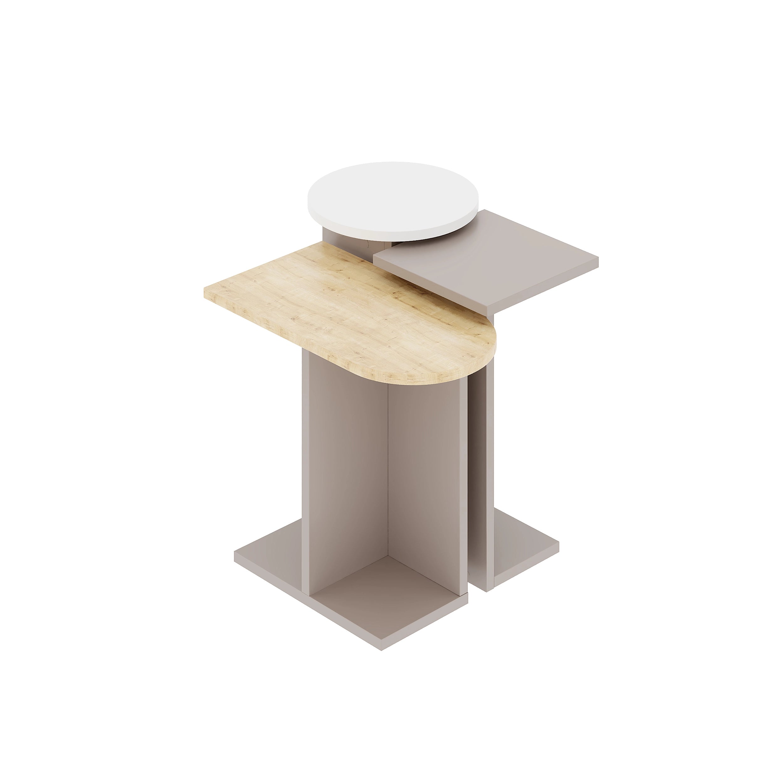 Mund Modern Side End Table Multipurpose With Creativeness H46cm