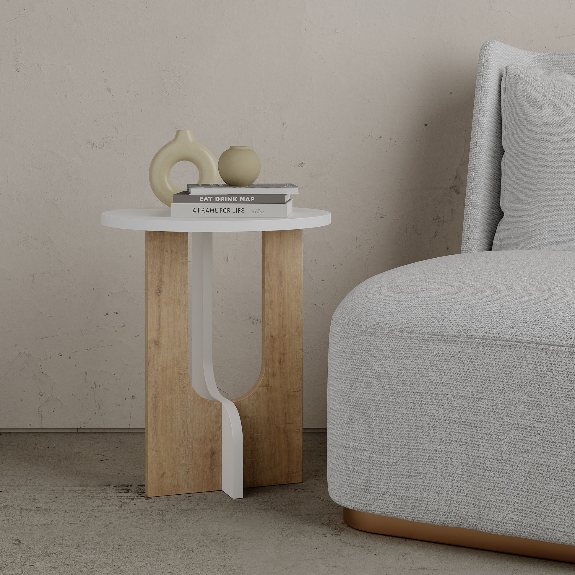  Luna Modern Side End Table Multipurpose With Creativeness H 47cm