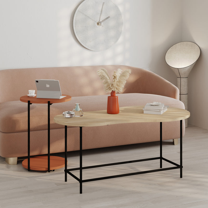 Cuddle Coffee Table - Modern 2-piece Nested Set
