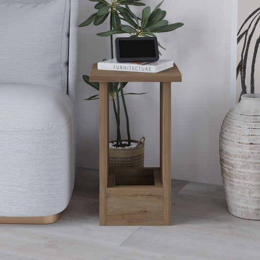 Tasos Side Table – compact modern accent table ideal for bedside or sofa side – Decortie