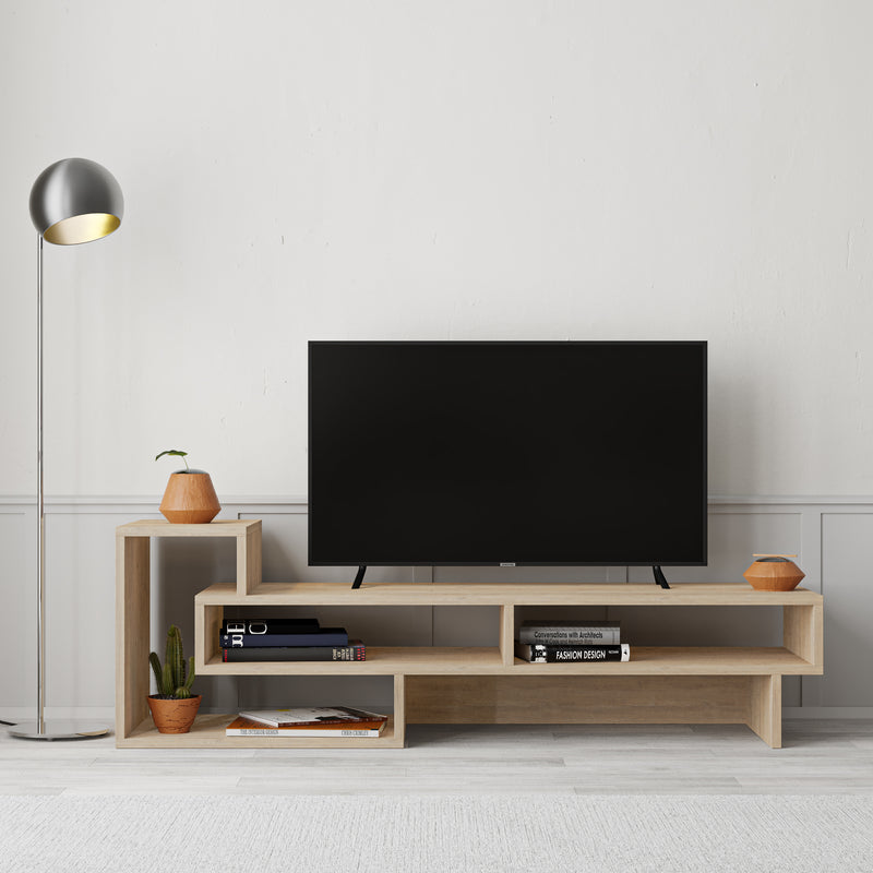 Tetra TV Stand 136.5cm – styled in living room – Decortie