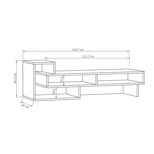 Tetra TV Stand 136.5cm – Decortie