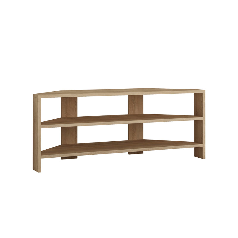 Thales Corner Modern TV Stand Multimedia Centre Corner 110cm - Decortie